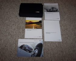 2013 Audi TT, TTS & TTRS Coupe Owner's Manual Set