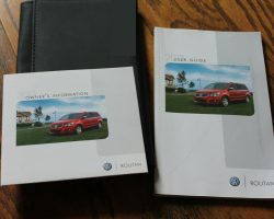 2013 Volkswagen Routan Owner's Manual Set