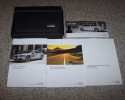 2014 Audi A8 & S8 Owner's Manual Set