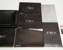 2014 Acura TSX Owner's Manual Set