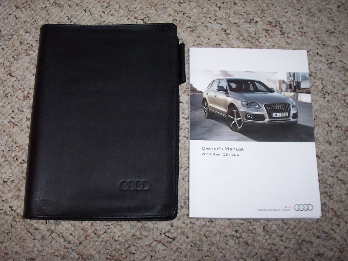 2014 Audi Q5 & SQ5 Owner’s Manual Set – DIY Repair Manuals