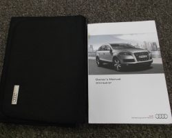 2014 Audi Q7 Owner's Manual Set