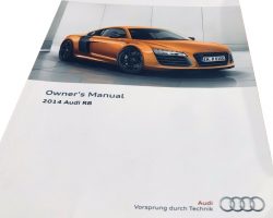 2014 Audi R8 Owner's Manual