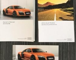 2014 Audi R8 Owner's Manual Set