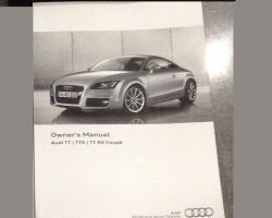 2014 Audi TT, TTS & TTRS Coupe Owner's Manual Set