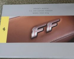 2014 Ferrari FF Owner's Manual