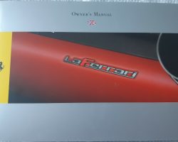 2014 Ferrari LaFerrari Owner's Manual