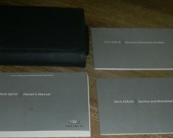 2014 Infiniti QX50 Owner's Manual Set
