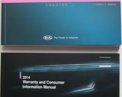 2014 Kia Rio Owner's Manual Set