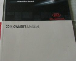 2014 Kia Sportage Owner's Manual Set