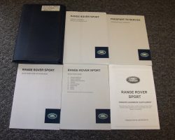 2014 Land Rover Range Rover Sport Owner's Operator Manual User Guide Set
