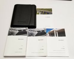 2014 Lexus CT200h Owner's Manual Set