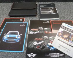 2014 Mini Coupe, Roadster & Convertible Owner's Manual Set
