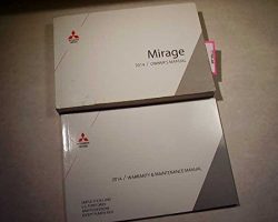 2014 Mitsubishi Mirage Owner's Manual Set