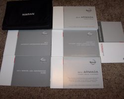 2014 Nissan Armada Owner's Manual Set