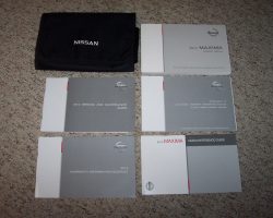 2014 Nissan Maxima Owner's Manual Set
