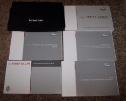 2014 Nissan Versa Sedan Owner's Manual Set