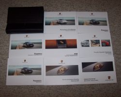 2014 Porsche Panamera Owner's Manual Set