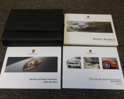 2014 Porsche Boxster & Boxster S Owner's Manual Set