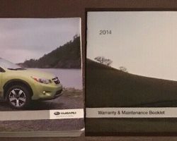 2014 Subaru XV Crosstrek Hybrid Owner's Manual Set