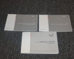 2014 Nissan Versa Note Owner's Manual Set