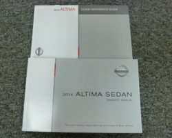 2014 Nissan Altima Sedan Owner's Manual Set