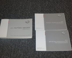 2015 Nissan Altima Sedan Owner's Manual Set