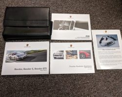 2015 Porsche Boxster, Boxster S & Boxster GTS Owner's Manual Set