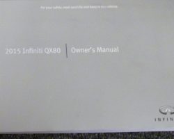 2015 Infiniti QX80 Owner's Manual