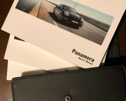 2015 Porsche Panamera Owner's Manual Set