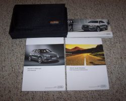 2015 Audi Q3 Owner's Manual Set