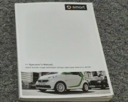 2015 Smart Fortwo Electric Drive Coupe & Cabriolet Owner's Manual