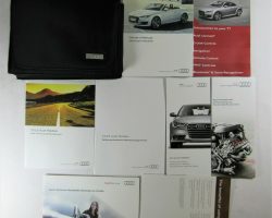 2016 Audi TT & TTS Roadster Owner's Manual Set