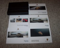 2016 Porsche Cayenne Owner's Manual Set