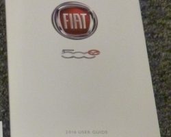 2016 Fiat 500e Owner's Manual