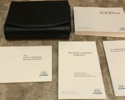 2016 Hyundai Azera Owner's Manual Set