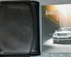 2016 Hyundai Equus Owner's Manual Set
