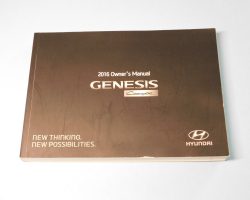 2016 Hyundai Genesis Coupe Owner's Manual