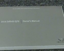 2016 Infiniti Q70 Owner's Manual