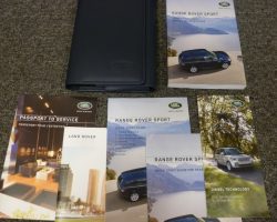 2016 Land Rover Range Rover Sport Owner's Operator Manual User Guide Set