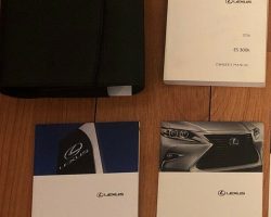 2016 Lexus ES300h Owner's Manual Set