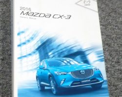 2016 Mazda CX-3 Owner's Manual