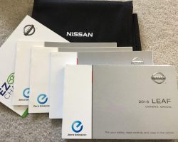 2016 Nissan Leaf Owner's Manual Set