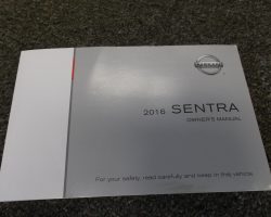 2016 Nissan Sentra Owner's Manual