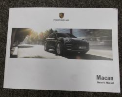 2016 Porsche Macan Owner's Manual