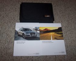 2016 Audi Q5 & SQ5 Owner's Manual Set