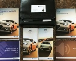 2016 Subaru BRZ Owner's Manual Set