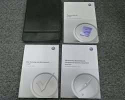 2016 Volkswagen e-Golf Owner's Manual Set