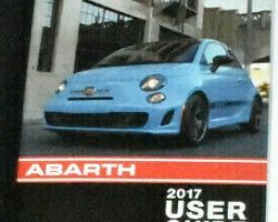 2017 Fiat 500 Abarth Owner's Manual Guide