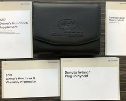 2017 Hyundai Sonata Hybrid Owner's Manual Set